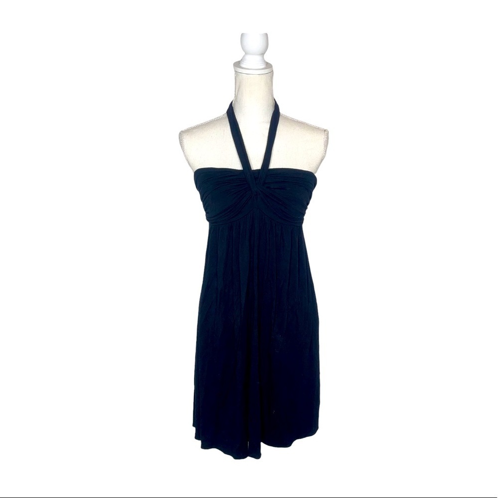 EXPRESS Black Halter Dress M